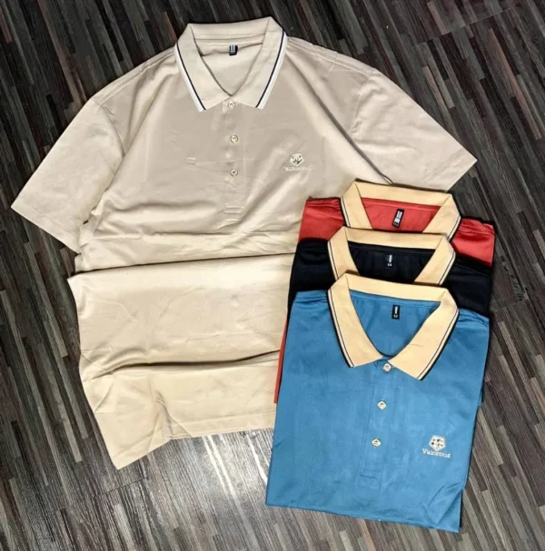 QUALITY UNISEX COLLARNECK TSHIRT