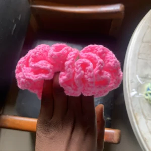 Crocheted Scrunchies, Single colored