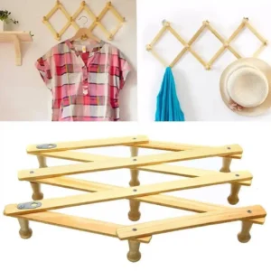 Multipurpose wooden hanger