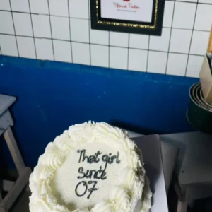 Size 5 single layer cake