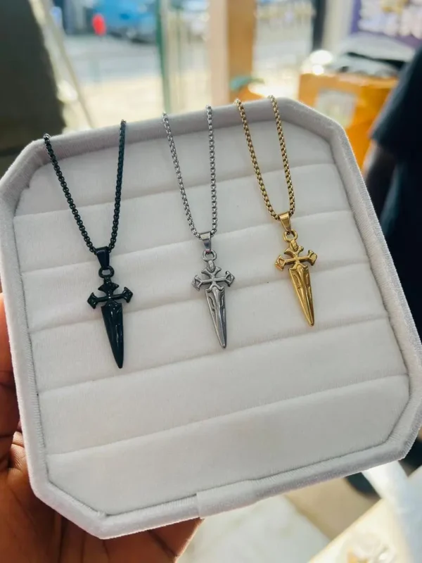 Cross Steel Necklace